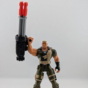 GI Joe Extreme Lt. Stone V1 Action Figure – Kenner 1995 (Complete w/ Launcher)